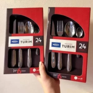 Faqueiro Turim 24 Pcs Compacto Brinox Aço Inox