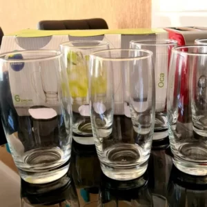 Jogo de Copos de Vidro 300ml 6 Peças Nadir - Oca Long Drink