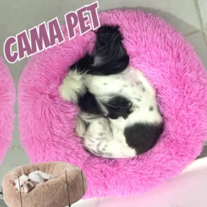 Cama Pet Nuvem 70x70cm e 50x50cm Cachorro/Gato Tamanhos M e G (G, Rosa)
