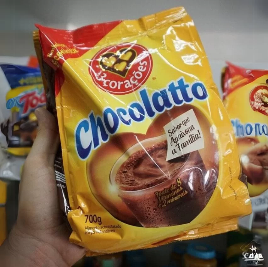 Achocolatado em pó, Chocollato, Sachê, 700g, 3 Corações