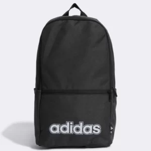 Mochila Classic Foundation adidas Cor Preto Desenho do tecido Liso