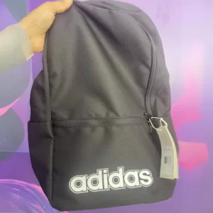 Mochila Classic Foundation adidas Cor Preto Desenho do tecido Liso